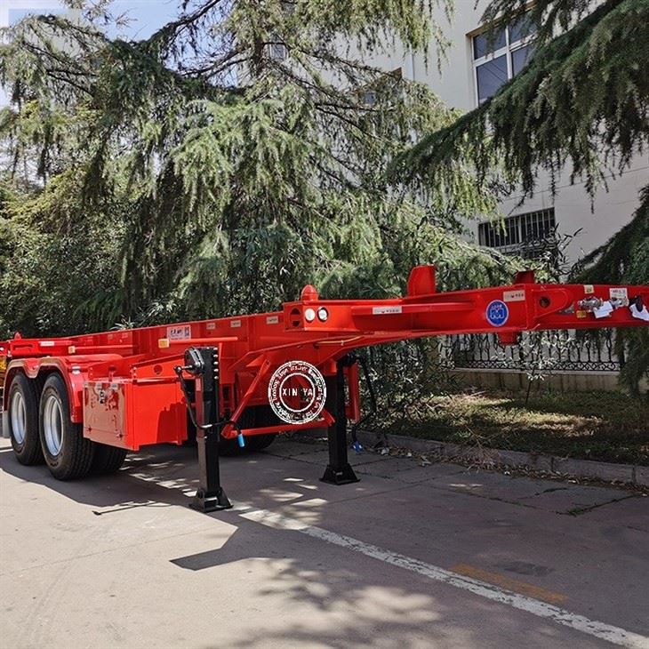 2 Axle 20ft Container Chassis Trailer factory