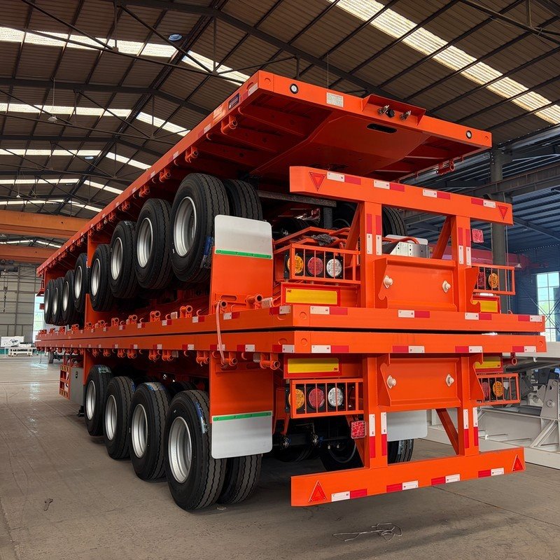 3/4 Axles Flatbed Semi-trailer suppliers