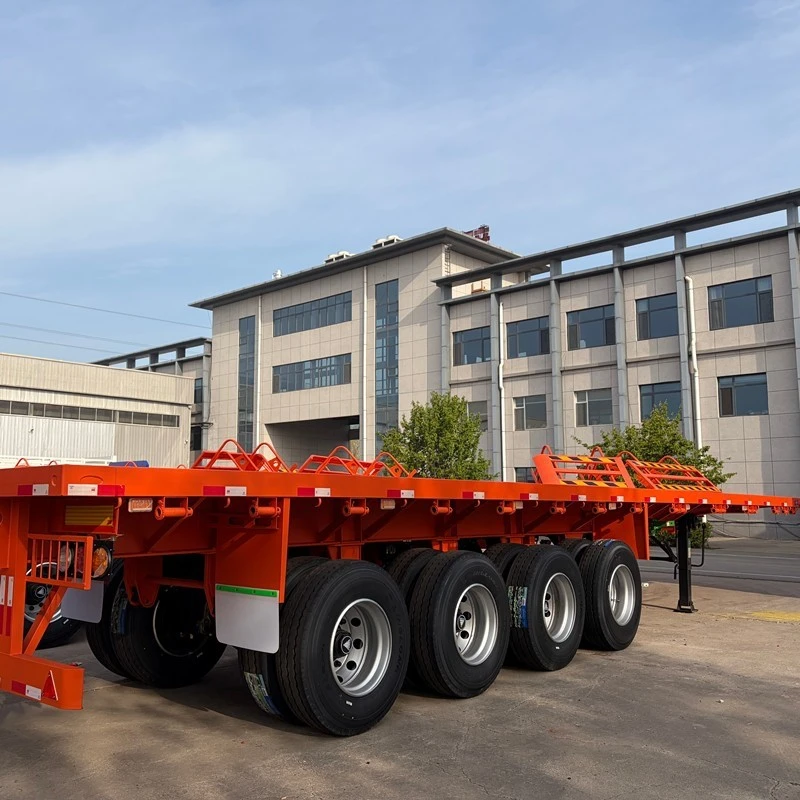 3/4 Axles Flatbed Semi-trailer best