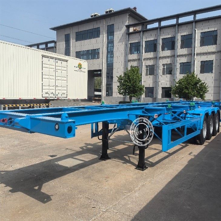 3 Axle Skeleton Semi Trailer factory