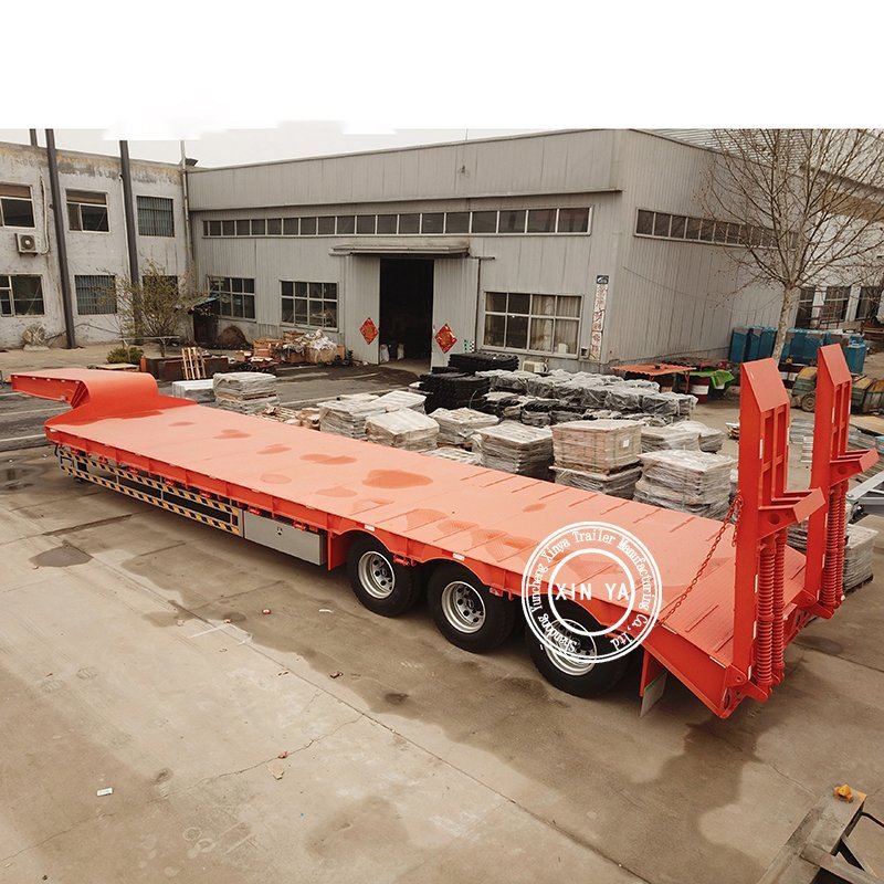 40/60 Ton Low Flatbed Semi-trailer