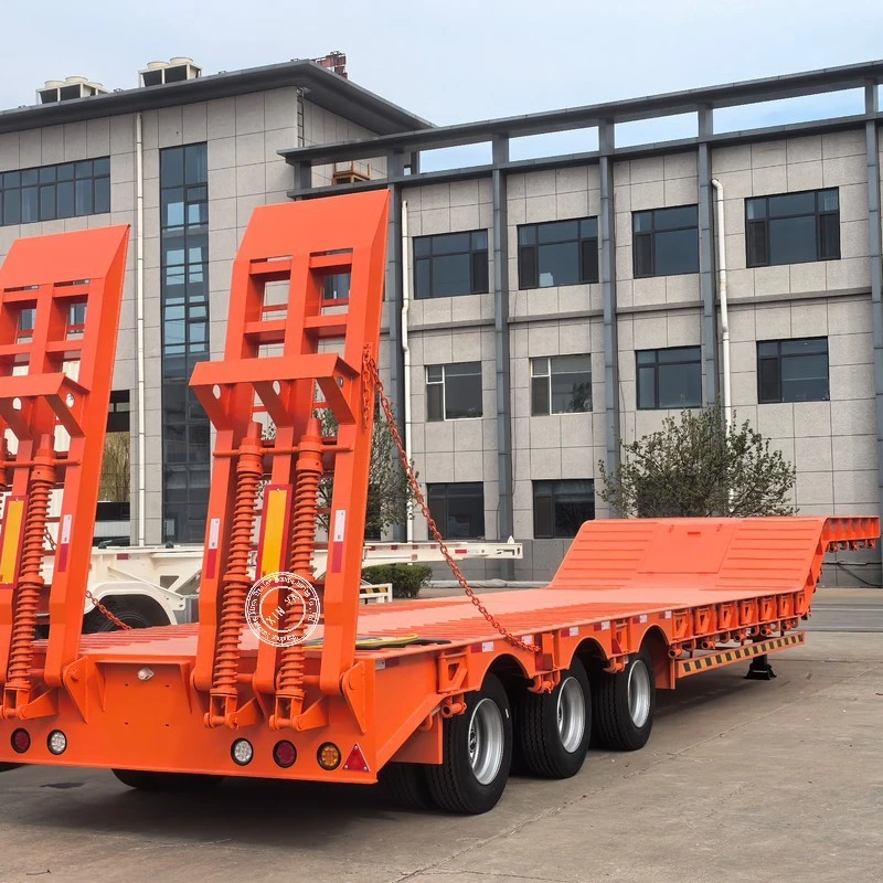80 Ton Lowbed Semi-trailer factory