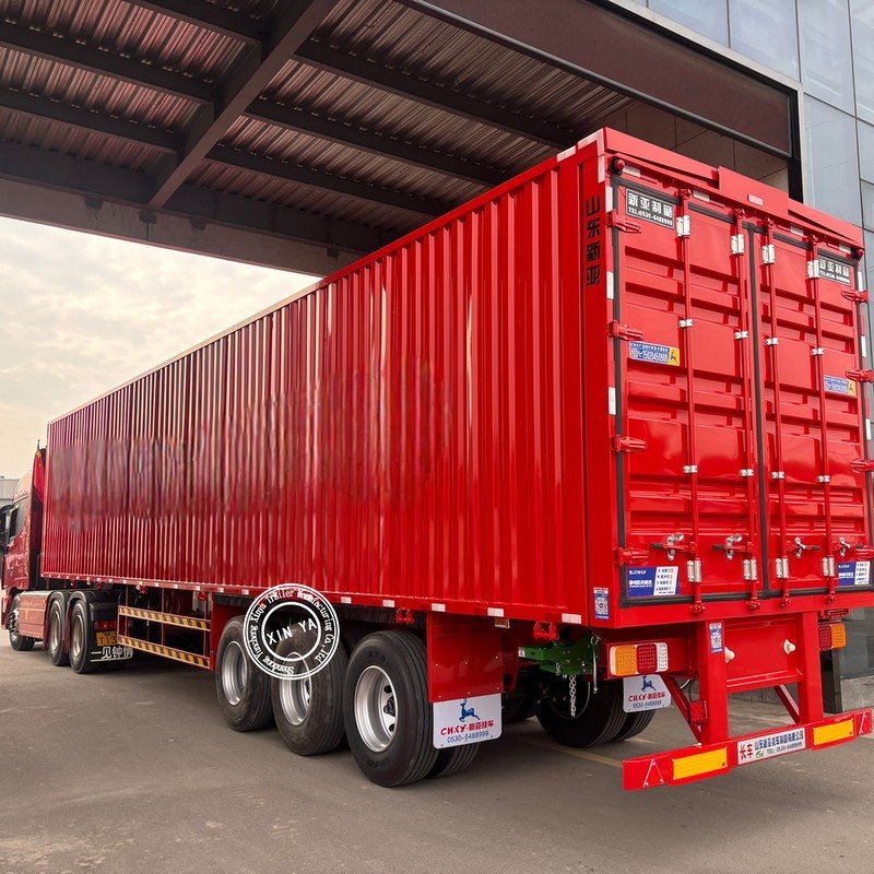 Corrugated Van Semi Trailer