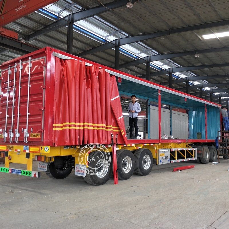 Curtain Van Semi Trailer