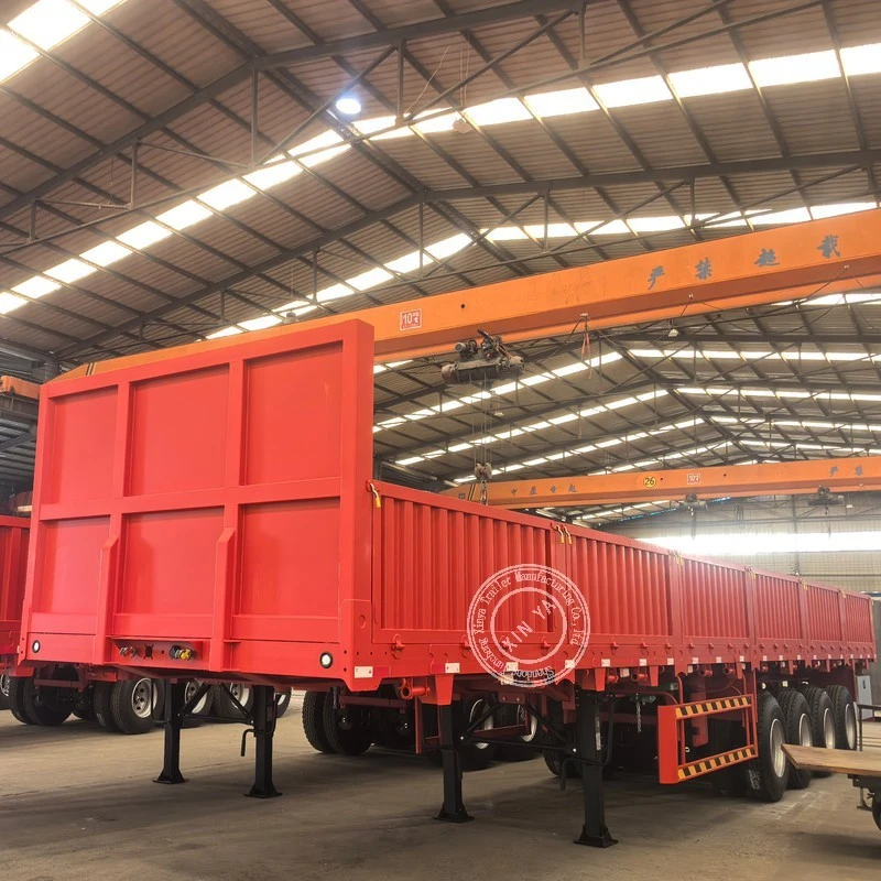 Drop Side Wall Fence Semi Trailer factory