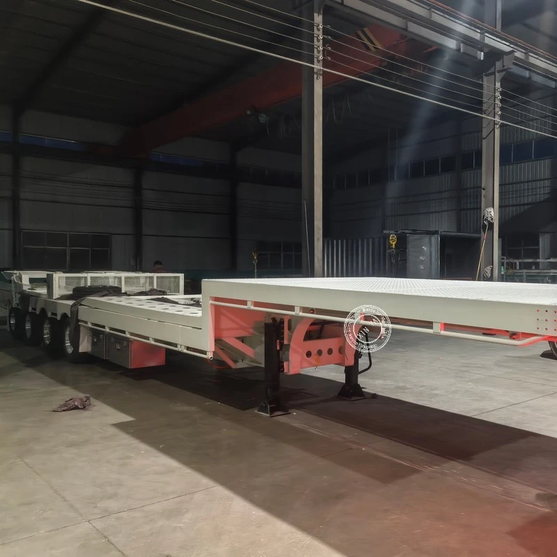 Extendable Low Bed Semi-trailer factory