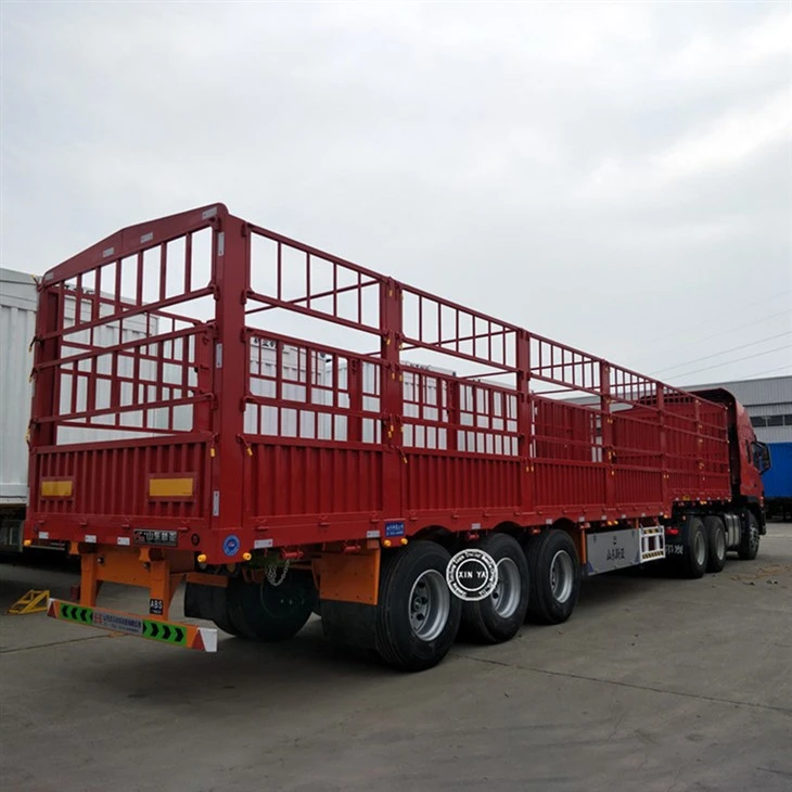Fence Semi Trailer With Twist Locks
