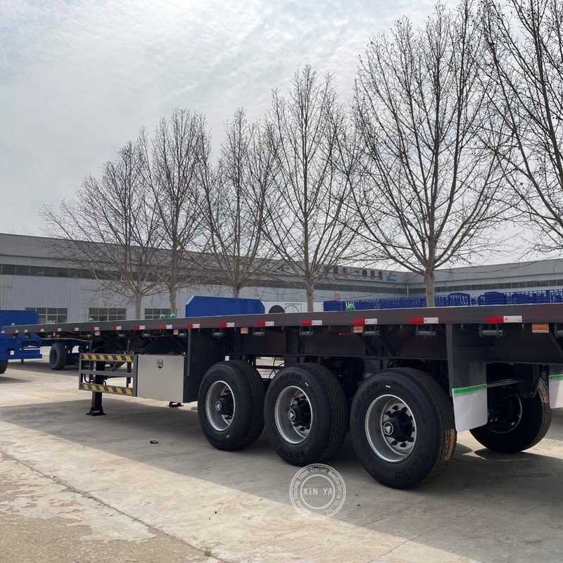 Flat Deck Semi Trailer factory