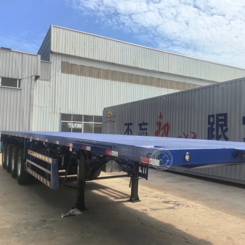Flatbed Semi-trailer With Axle Lifting suppliers