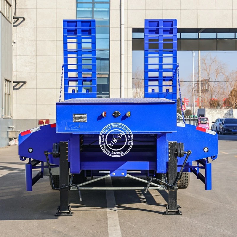 Gooseneck Hydraulic Ramp Lowbed Semi Trailer suppliers