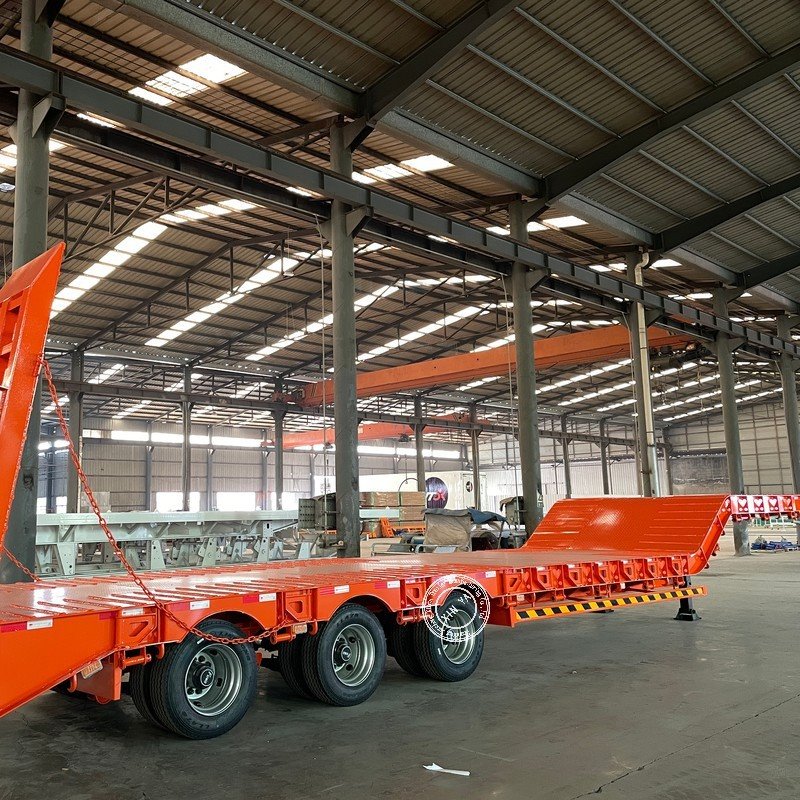 Gooseneck Low Flatbed Trailer suppliers