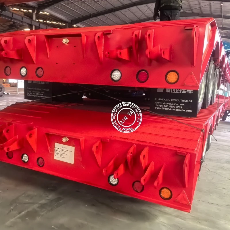Heavy Duty Gooseneck Lowbed Semi Trailer high quality
