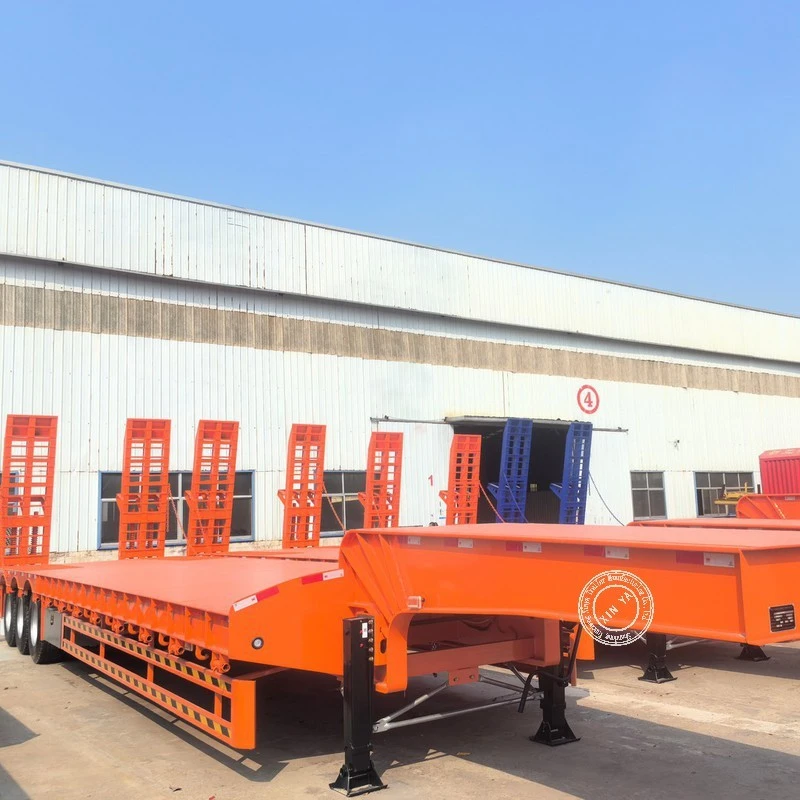 Heavy Duty Low Flatbed Semi-trailer suppliers
