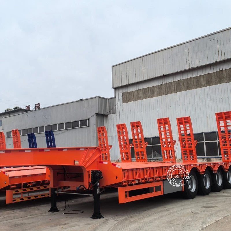 Heavy Duty Low Flatbed Semi-trailer