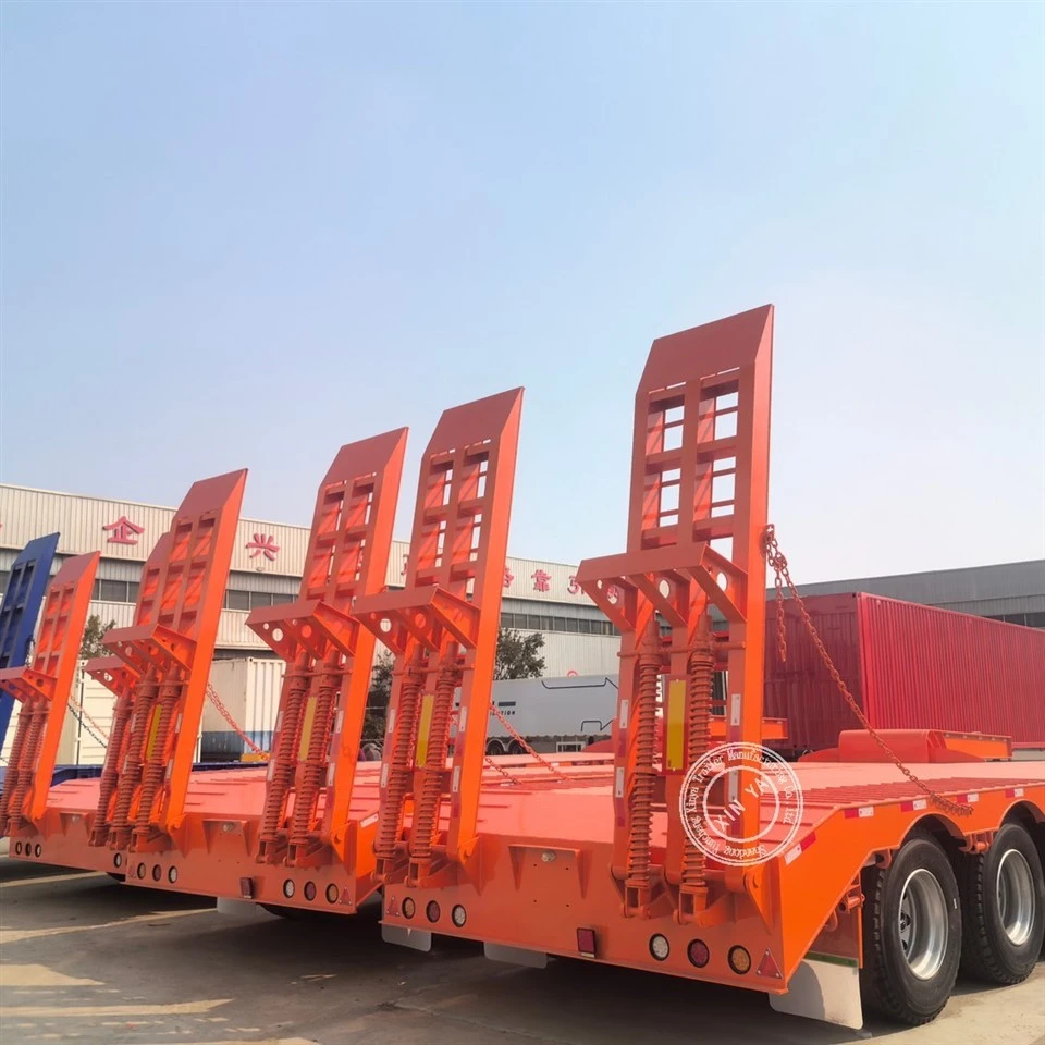 High Quality Low Flatbed Semi-trailer factory