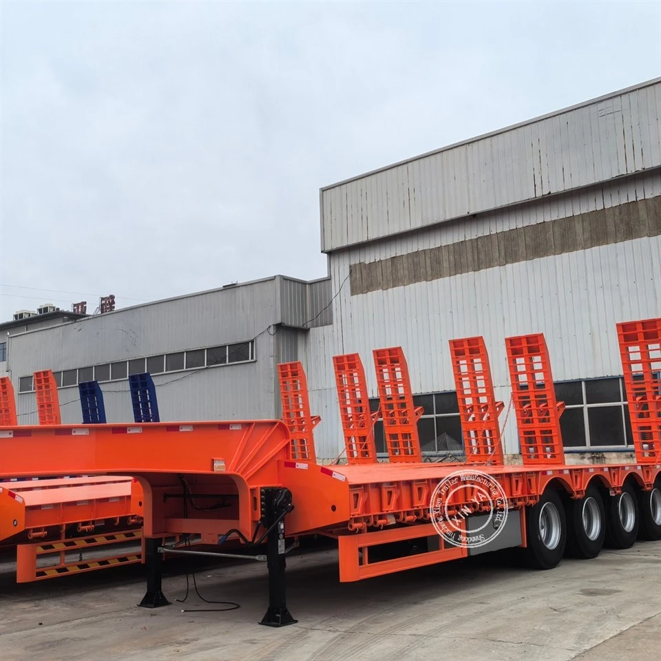 High Quality Low Flatbed Semi-trailer suppliers