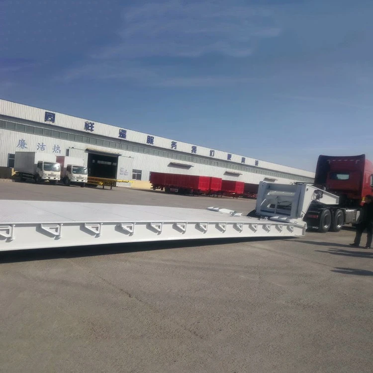 Hydraulic Gooseneck Low Bed Semi-trailer suppliers