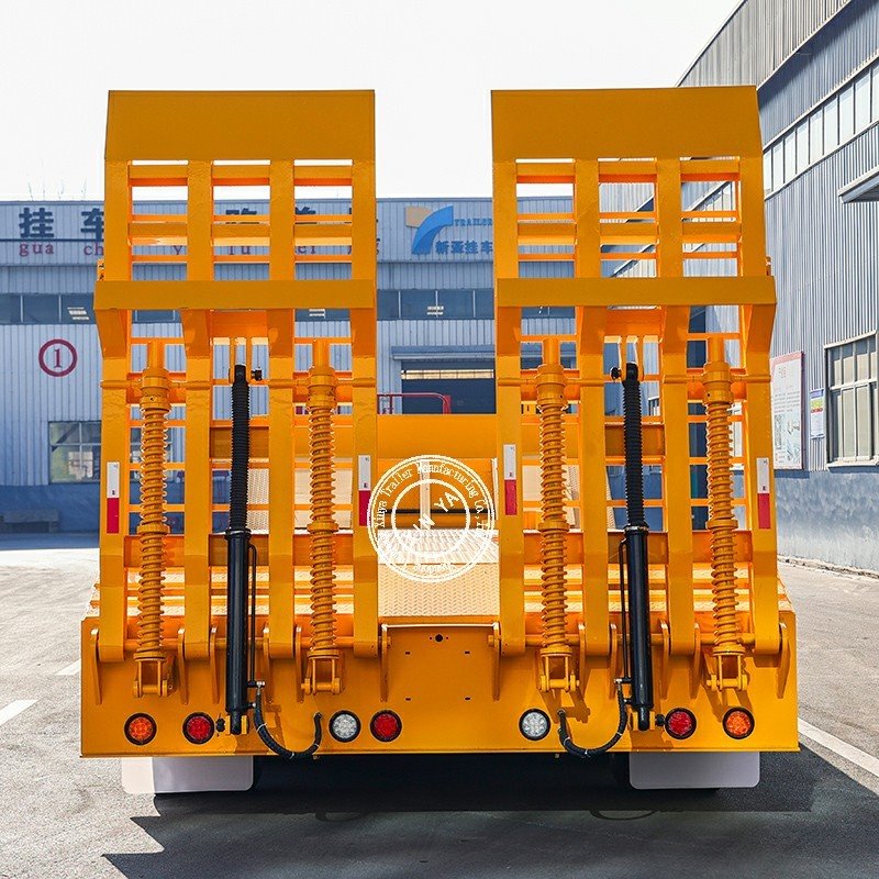 Hydraulic Ladder Lowbed Semi-trailer best