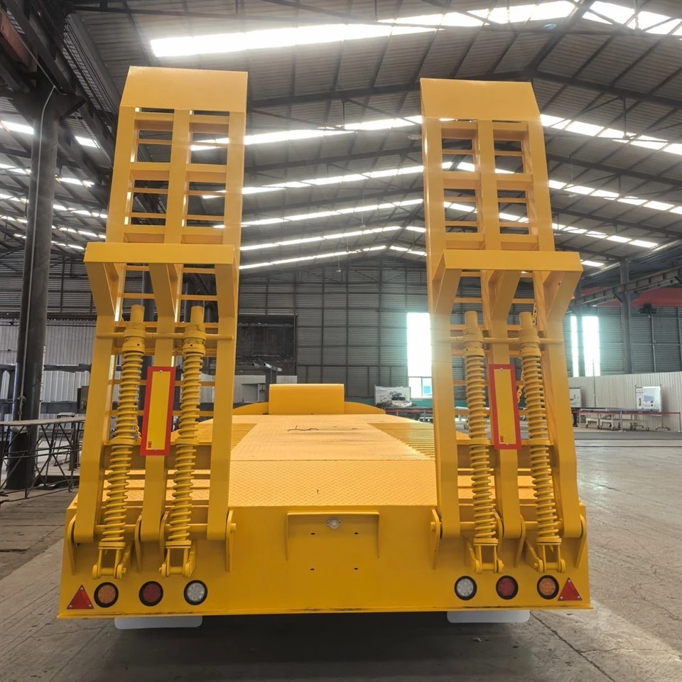 Low Bed Flatbed Trailer factory