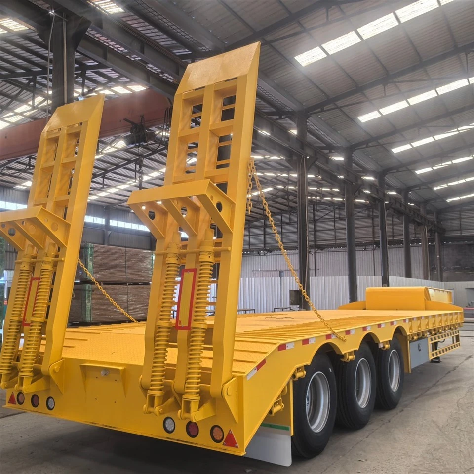 Low Bed Flatbed Trailer high quality
