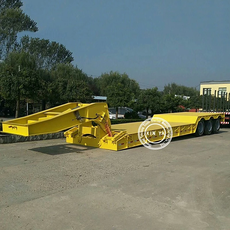 Lowboy Transport Semi Trailer factory