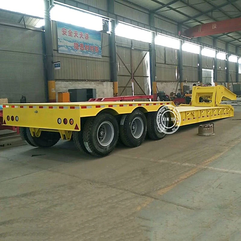 Lowboy Transport Semi Trailer