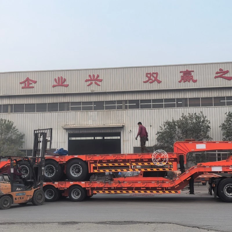 Lowboy Truck Semi Trailer factory