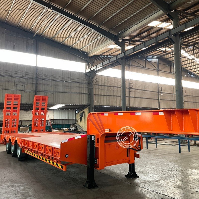 Mechanical Ladder Lowbed Semi-trailer suppliers