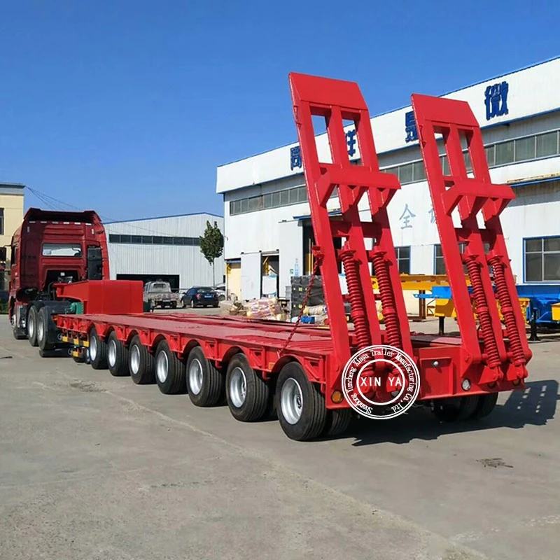 Multi Axle Low Bed Semi-trailer factory