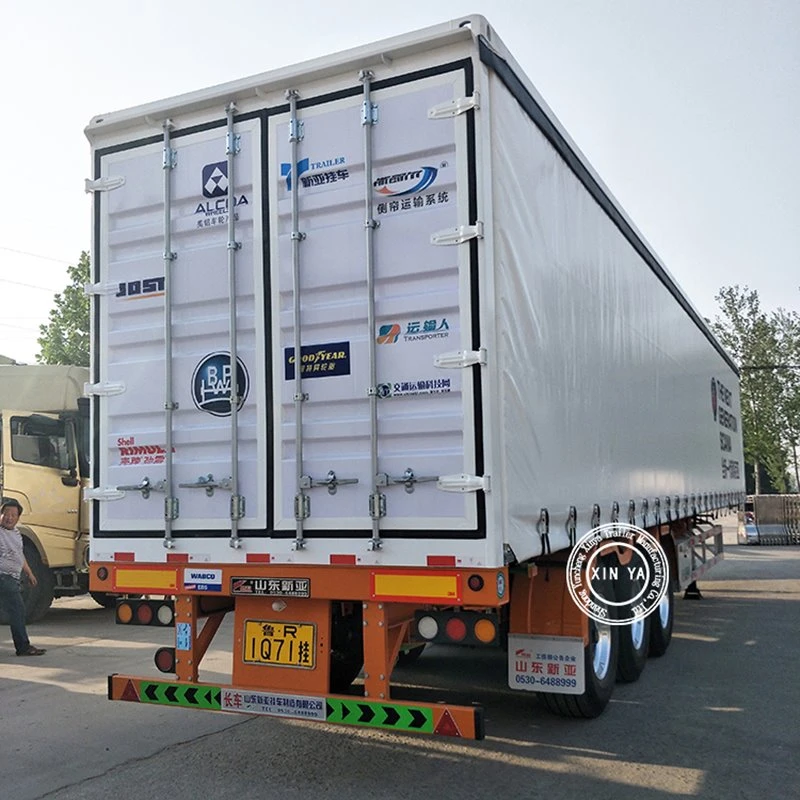 PVC Material Curtain Trailer