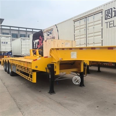 3/4 Axle Low Flatbed Semi-trailer