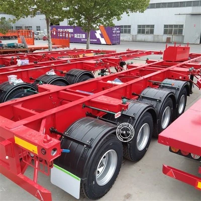 4 Axle Skeleton Semi Trailer