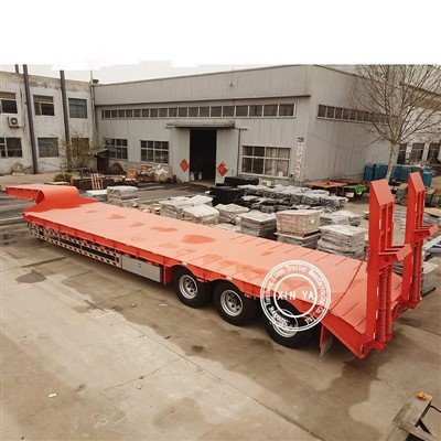 40/60 Ton Low Flatbed Semi-trailer