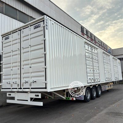Corrugated Plate Van Semi Trailer