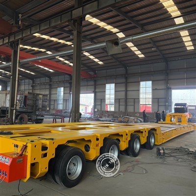 Gooseneck Detachable Lowbed Semi Trailer