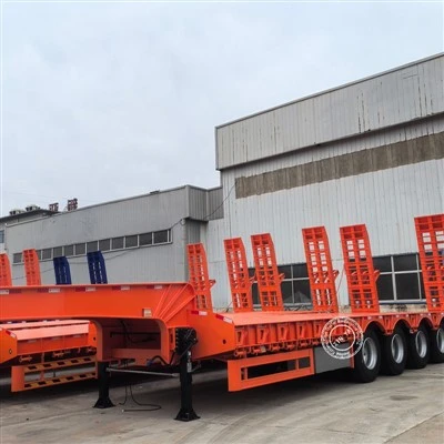 Heavy Duty Low Flatbed Semi-trailer