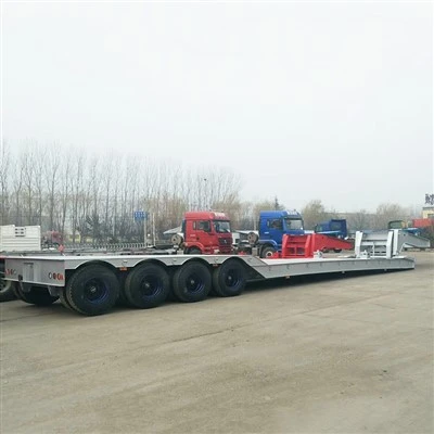 Hydraulic Gooseneck Low Bed Semi-trailer