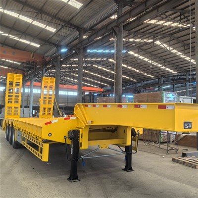 Low Bed Flatbed Trailer