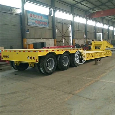 Lowboy Transport Semi Trailer