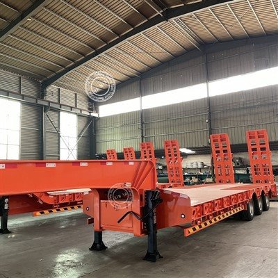 Mechanical Ladder Lowbed Semi-trailer