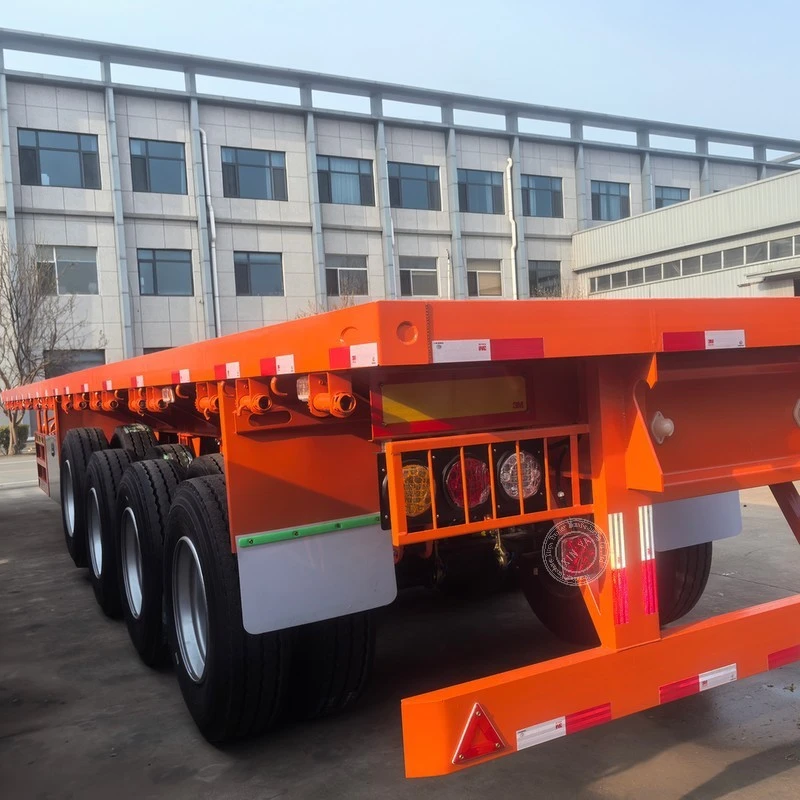 Straight Beam Flatbed Semi-trailer suppliers