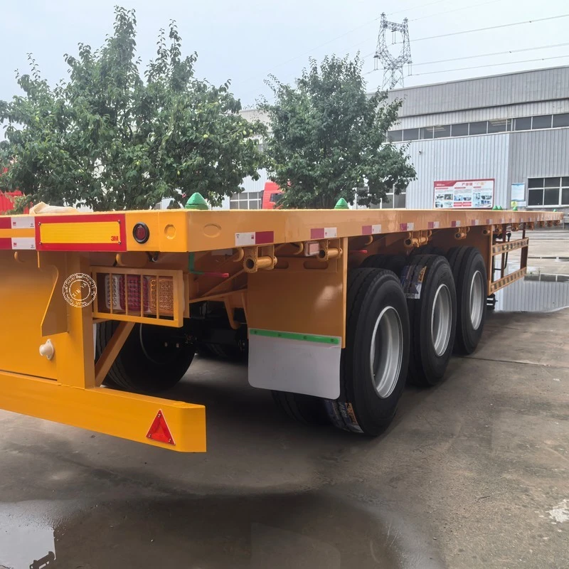 Tri Axle Flatdeck Semi-trailer factory