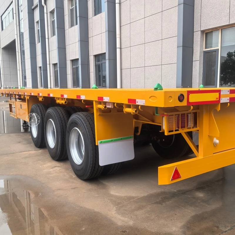 Tri Axle Flatdeck Semi-trailer suppliers